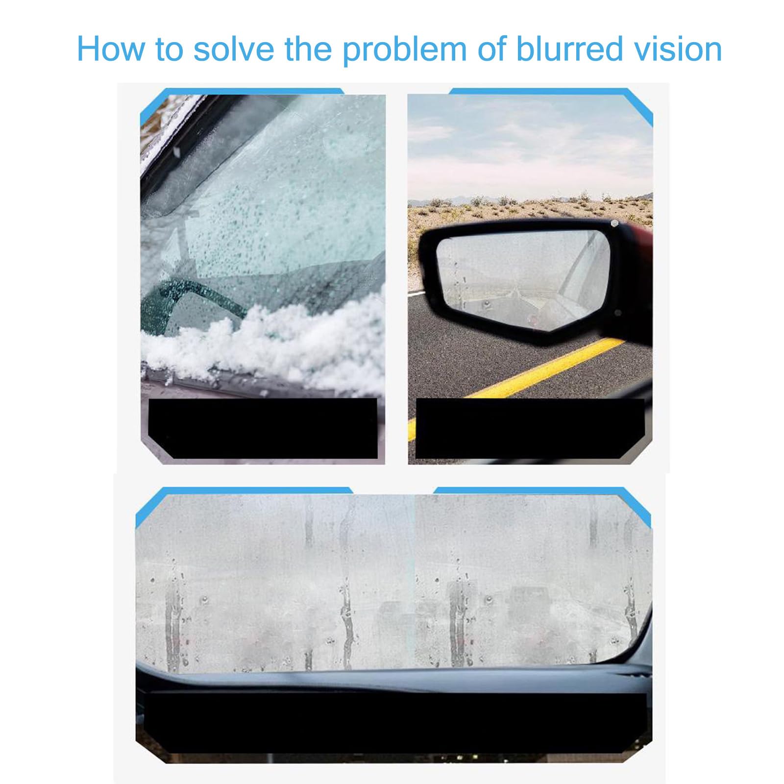 Micro-Molecular Anti-Fog Coating Spray for Car Windshield, Windows, Mirrors & Glasses – Long-Lasting Defogging Solution with Applicator – Perfect for Driving, Swimming & Outdoor Activities (1 Pack)