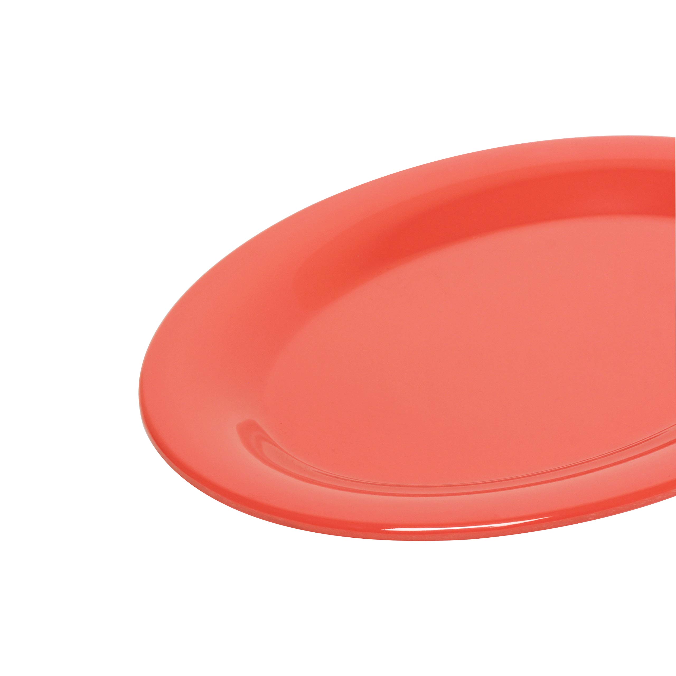 Premium Orange Melamine Dinnerware Set - 12