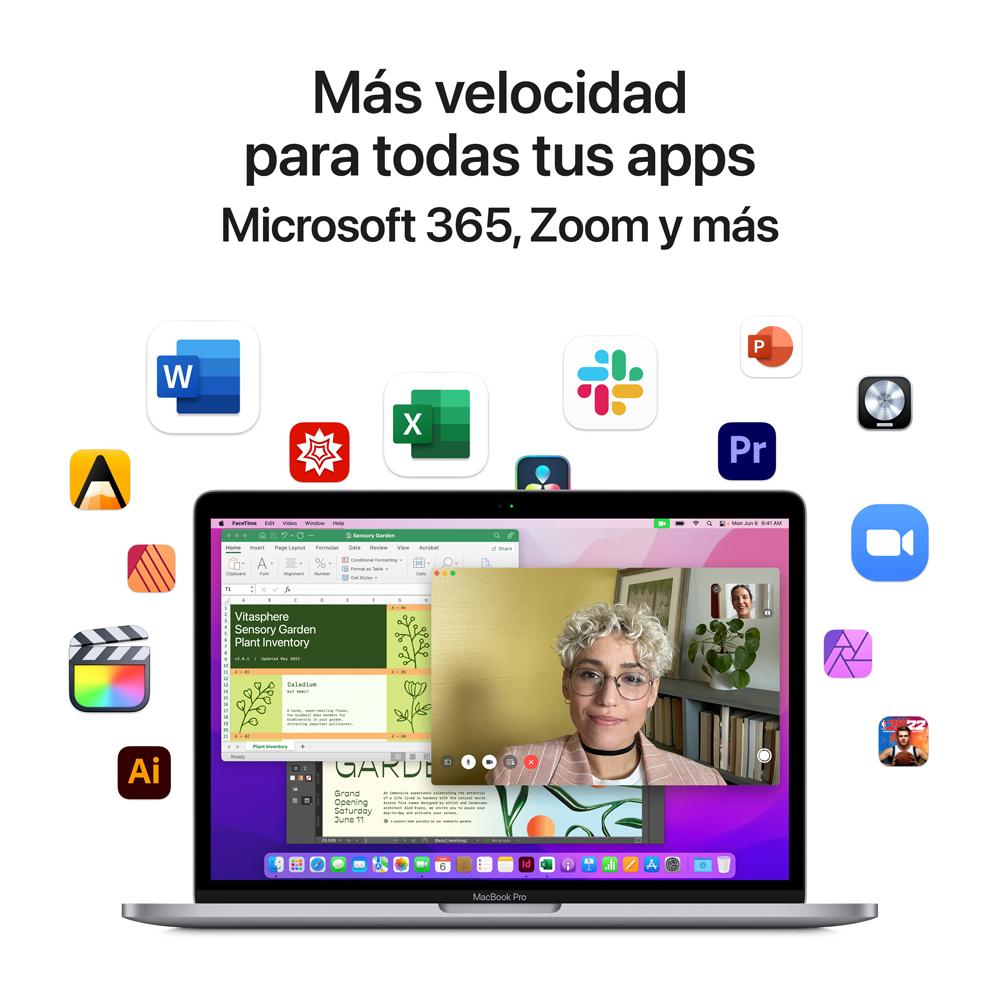 Apple MacBook Pro 13-inch Laptop with M2 Chip - 8-Core CPU, 10-Core GPU, 512GB SSD Storage - Space Gray - Perfect for Business, Creative Work & Remote Learning