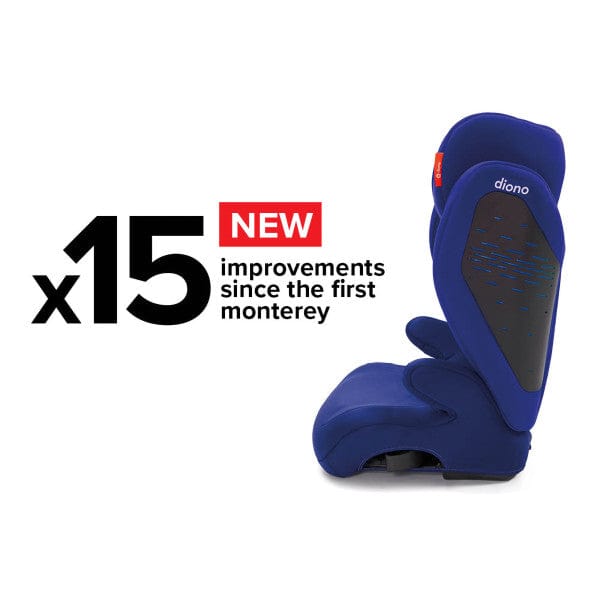 Diono Monterey 4 DXT Latch Booster Car Seat - High Back Booster for Kids 4-12 Years (Up to 120 lbs) | Side Impact Protection | Easy Installation | Perfect for School, Travel & Everyday Use