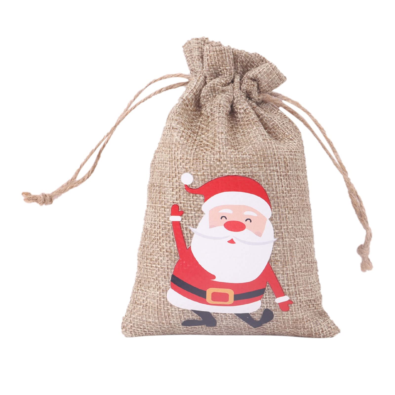 Christmas Treat Candy Drawstring Pouch Bags for Lip Gloss, Bronzing & Holiday Gifts - Perfect for Party Favors, Stocking Stuffers & Small Item Storage