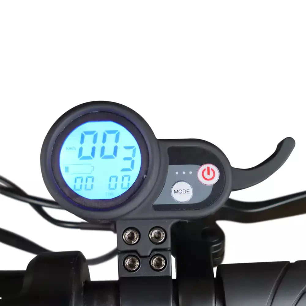 48V Plug and Play LCD Display Electric Bike Throttle - Perfect for E-Bikes, Scooters & DIY Electric Vehicle Conversions