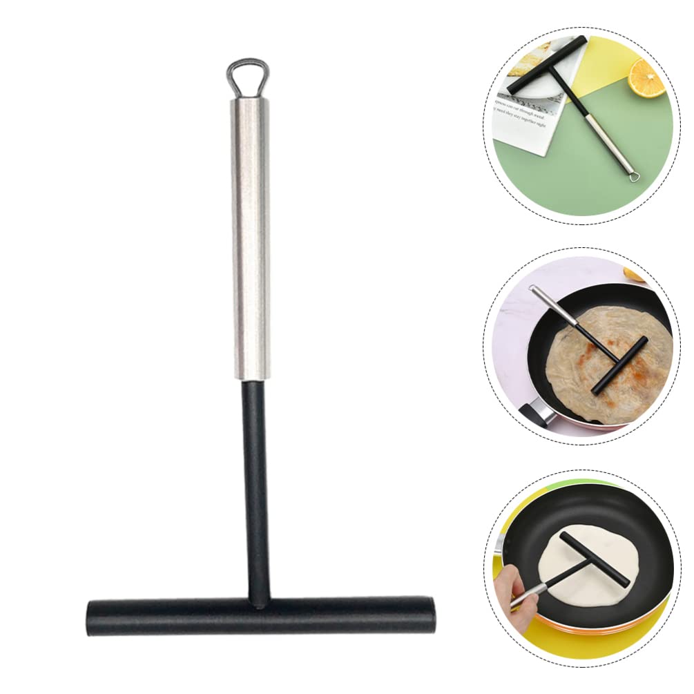 Hemoton 2-Piece Crepe Spreader Set - Nylon & Stainless Steel Pancake Batter Spreaders - Professional Dough Tools for Crepes, Pancakes & Waffles - Perfect for Home Kitchens & Restaurants - Breakfast & Dessert Making Essentials