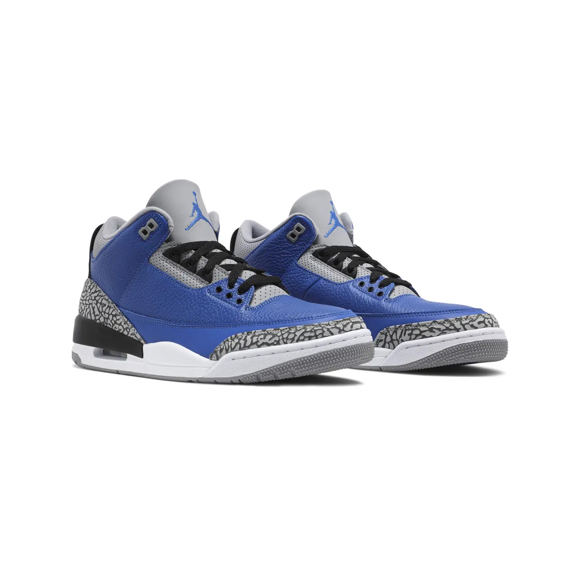 Air Jordan 3 Retro 'Varsity Royal Cement' Basketball Shoes (2020) - Men's Sneakers for Casual Wear & Street Style