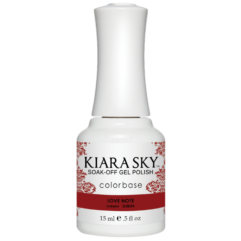 Love Note Gel Polish - Long Lasting Soak Off UV LED Nail Polish for Salon & Home Manicure - Perfect for Nail Art, DIY Nails & Special Occasions