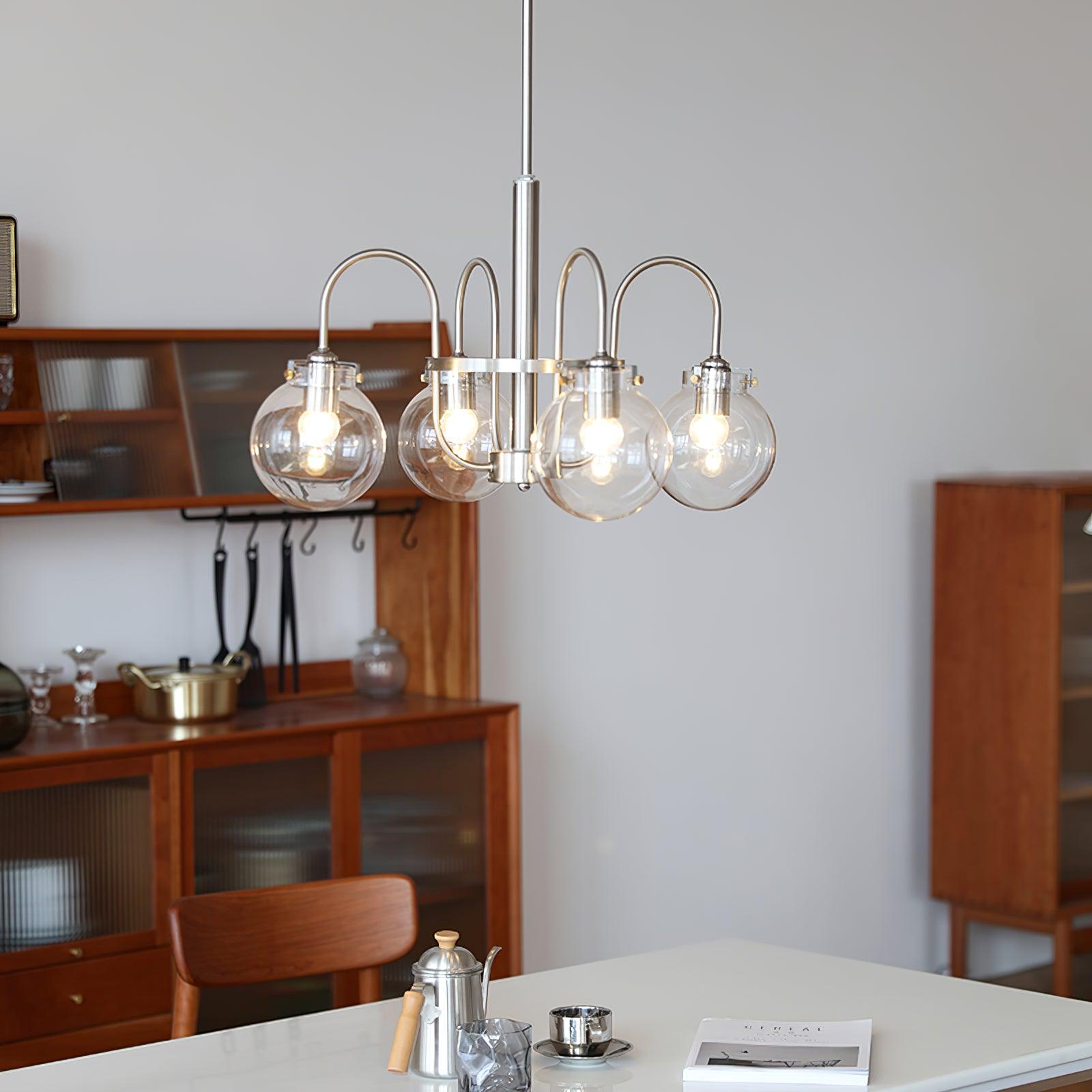 Elegant Hansford Crystal Chandelier - Modern Luxury Ceiling Light Fixture for Dining Room, Living Room & Bedroom Decor | Perfect for Home, Wedding & Restaurant Lighting