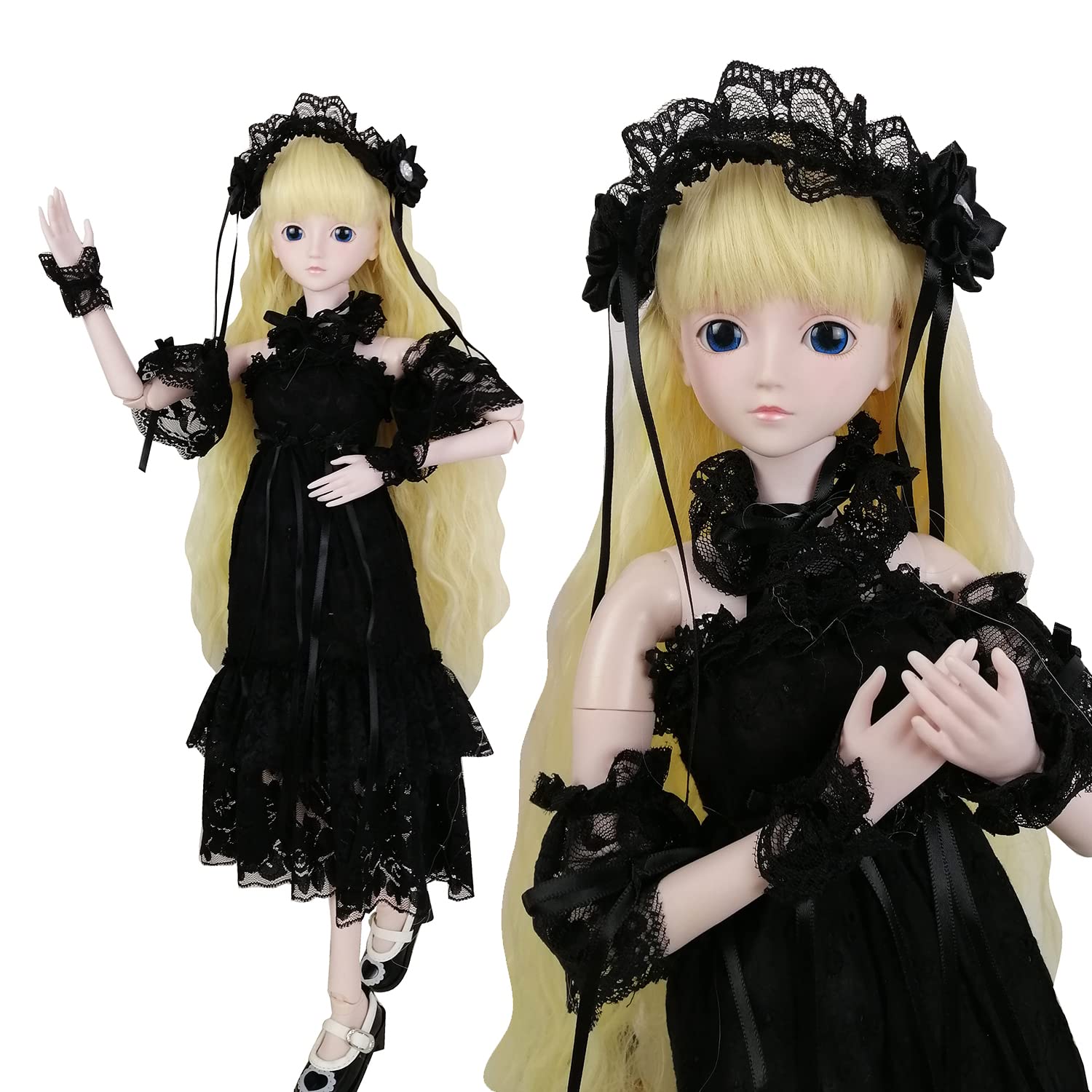 Gothic Style 1/3 SD Ball Jointed BJD Doll - 60cm (24
