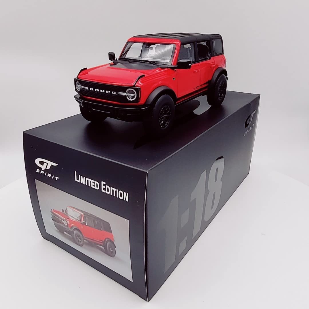 2021 Ford Bronco Wildtrak 1:18 Scale Diecast Model Car by GT Spirit - Perfect for Collectors, Display, and Gift Giving