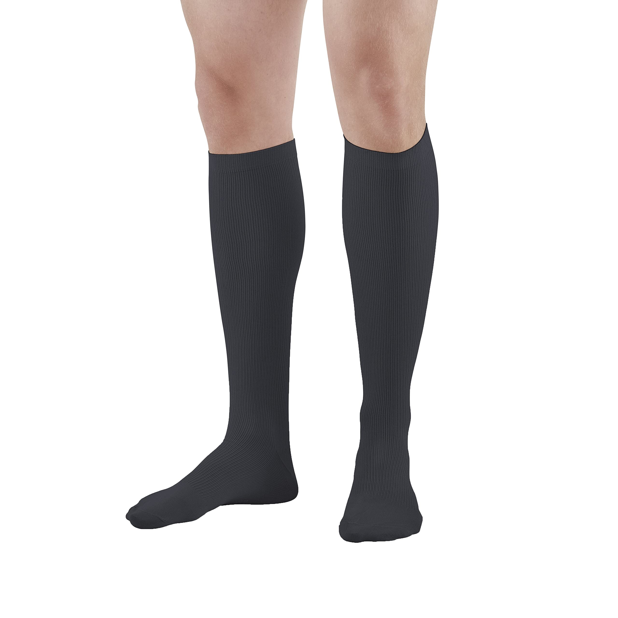 Ames Walker AW Style 103 Men's 15-20mmHg Moderate Compression Knee High Socks - XXLarge for Circulation Support & Swelling Relief - Ideal for Travel, Work & Active Lifestyles