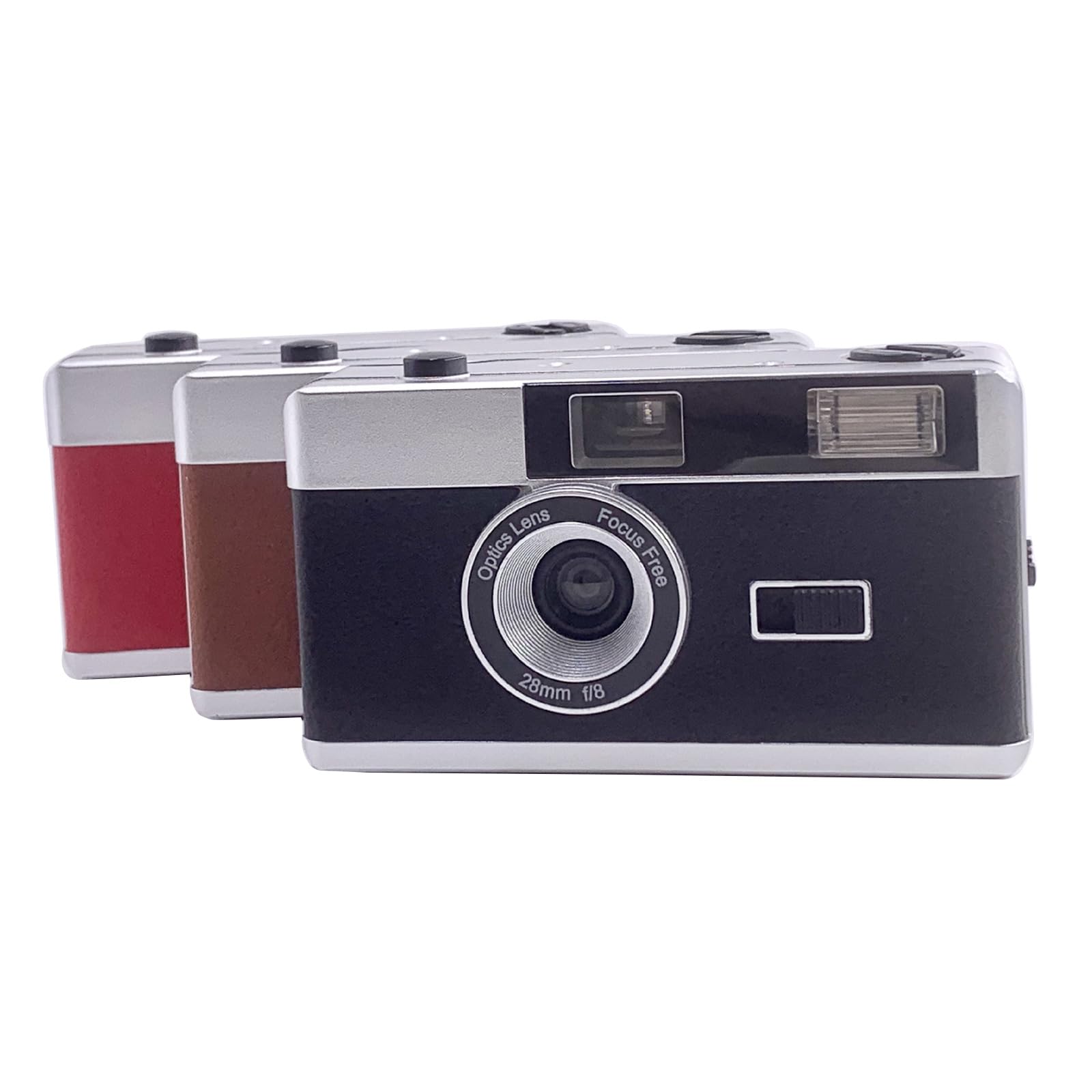 Vintage 35mm Film Camera with Built-in Flash - Reusable Classic Film Camera for Photography Enthusiasts | Perfect for Street Photography, Travel & Retro Shooting