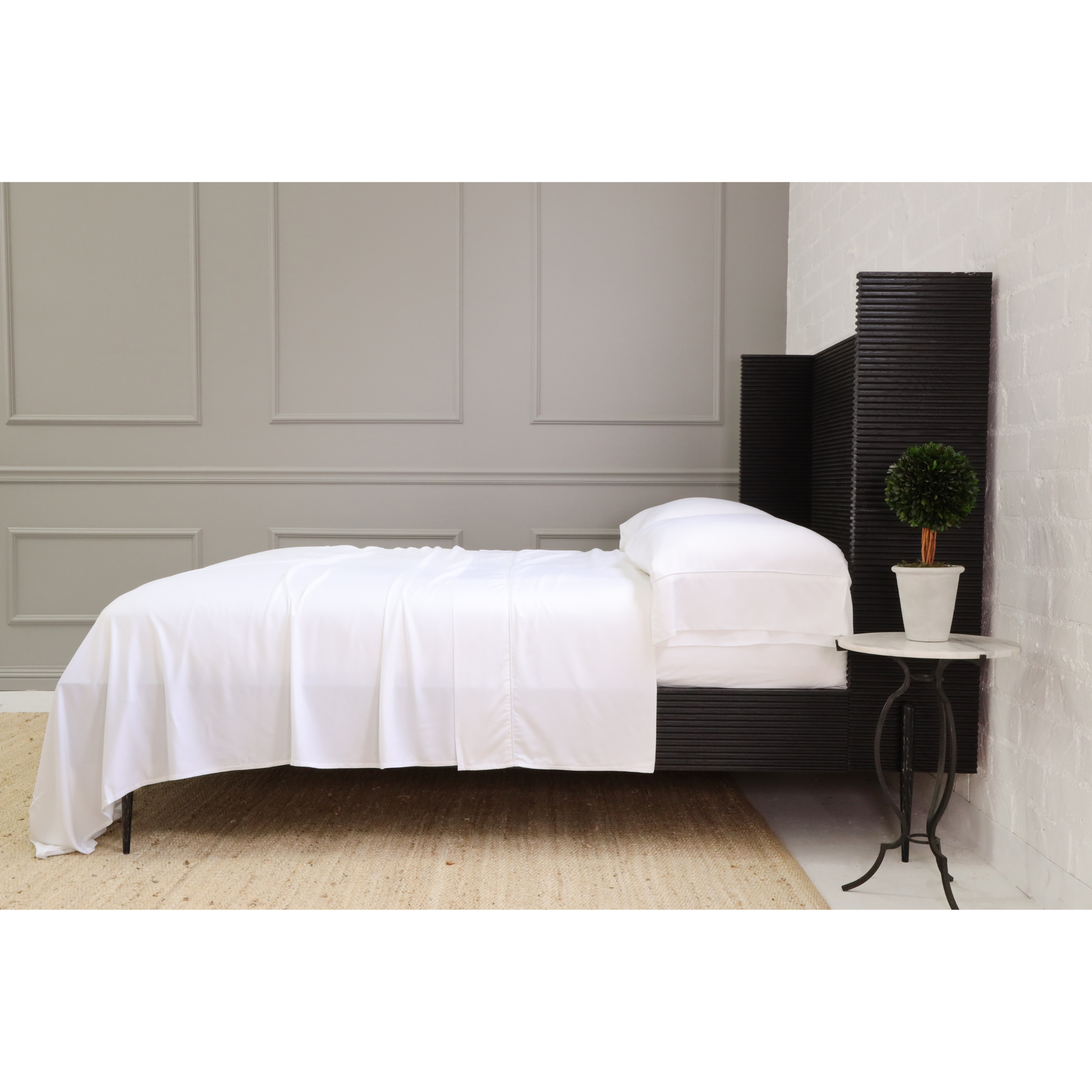 Premium Sheena Bamboo Sateen Sheet Set - Soft & Breathable Bedding for All Seasons - Perfect for Master Bedroom, Guest Room & Vacation Homes