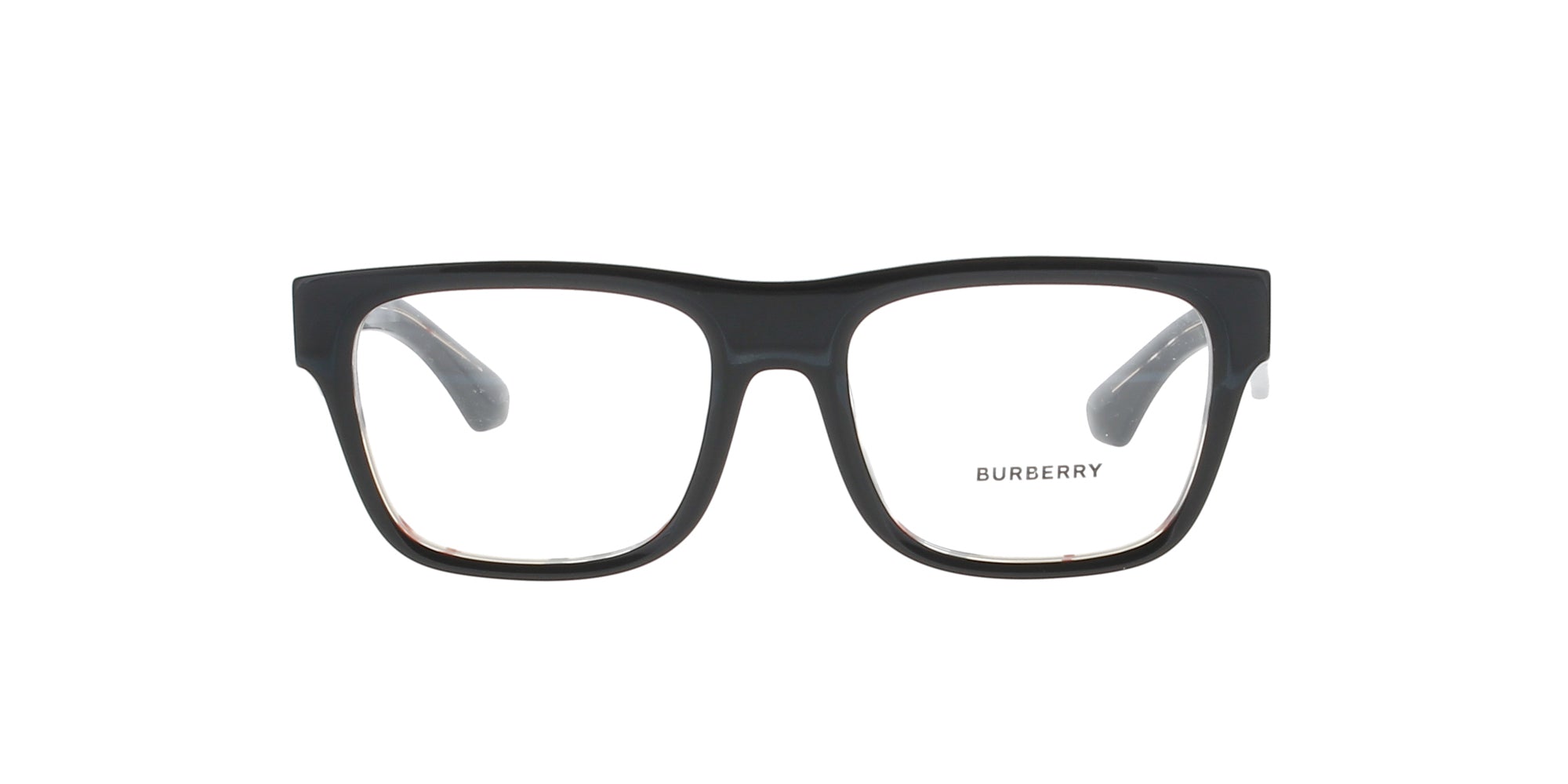 Burberry Vintage Check Black Eyeglass Frames - Stylish & Classic for Everyday Wear, Work & Fashion Events
