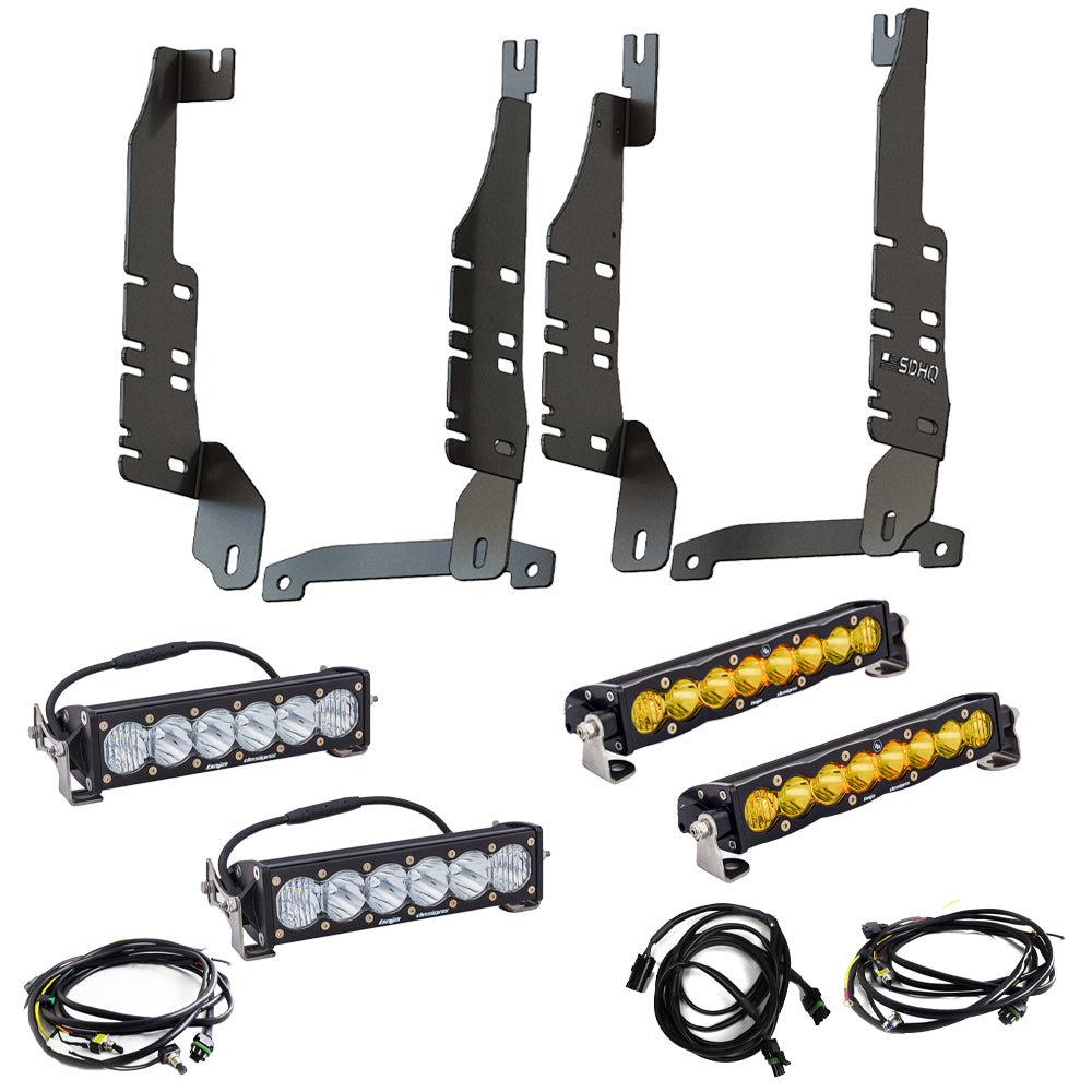 2019-2025 Ram 1500 SDHQ Custom Grille LED Light Bar Mount Kit - DIY Off-Road Lighting Upgrade for Trucks | Perfect for Night Driving, Camping & Off-Road Adventures