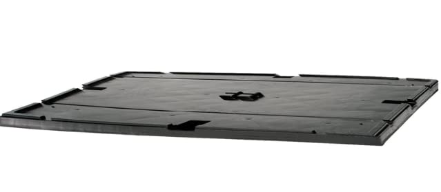 Foldable Bulk Box Lid - Heavy-Duty Collapsible Storage Container for Shipping, Moving & Warehouse Organization | Space-Saving Design for Easy Stacking & Transport