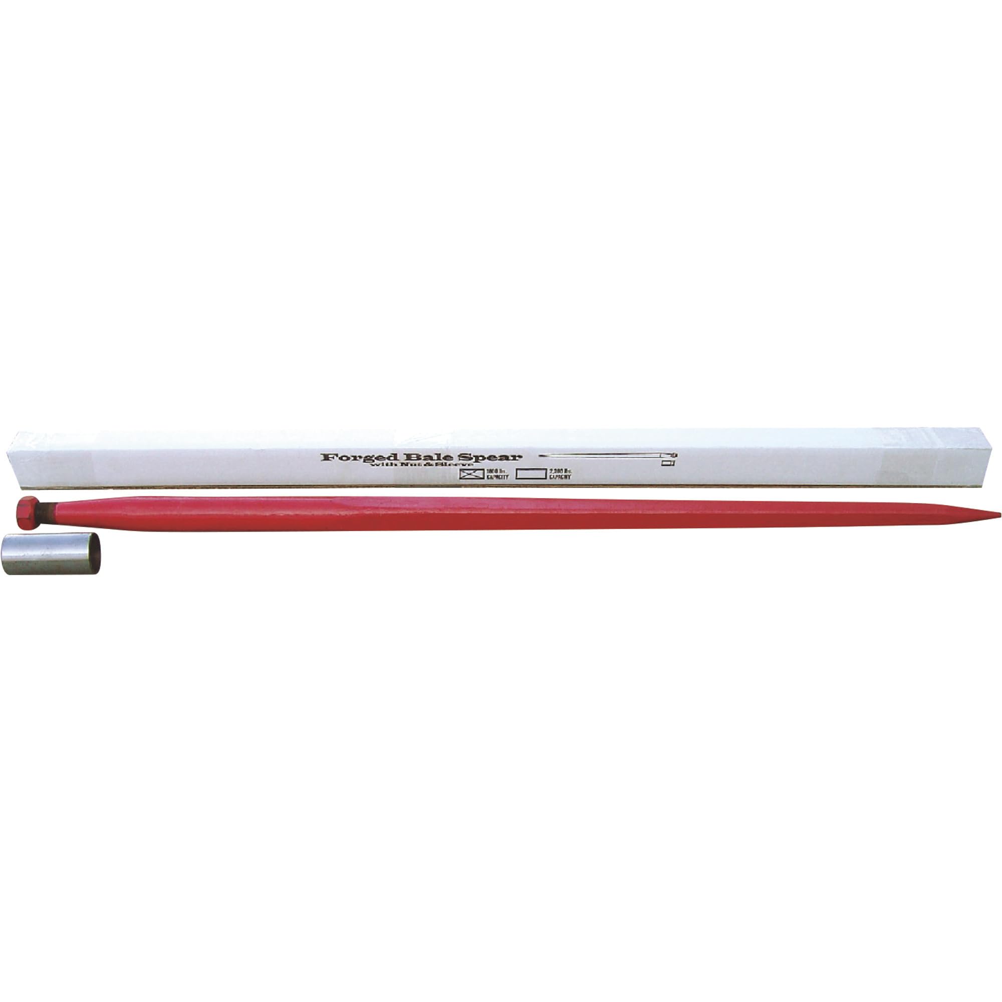 Heavy Duty Replacement Forged Bale Spear - Compatible with Item #250817 - Ideal for Hay Handling, Farming, and Agricultural Equipment Maintenance