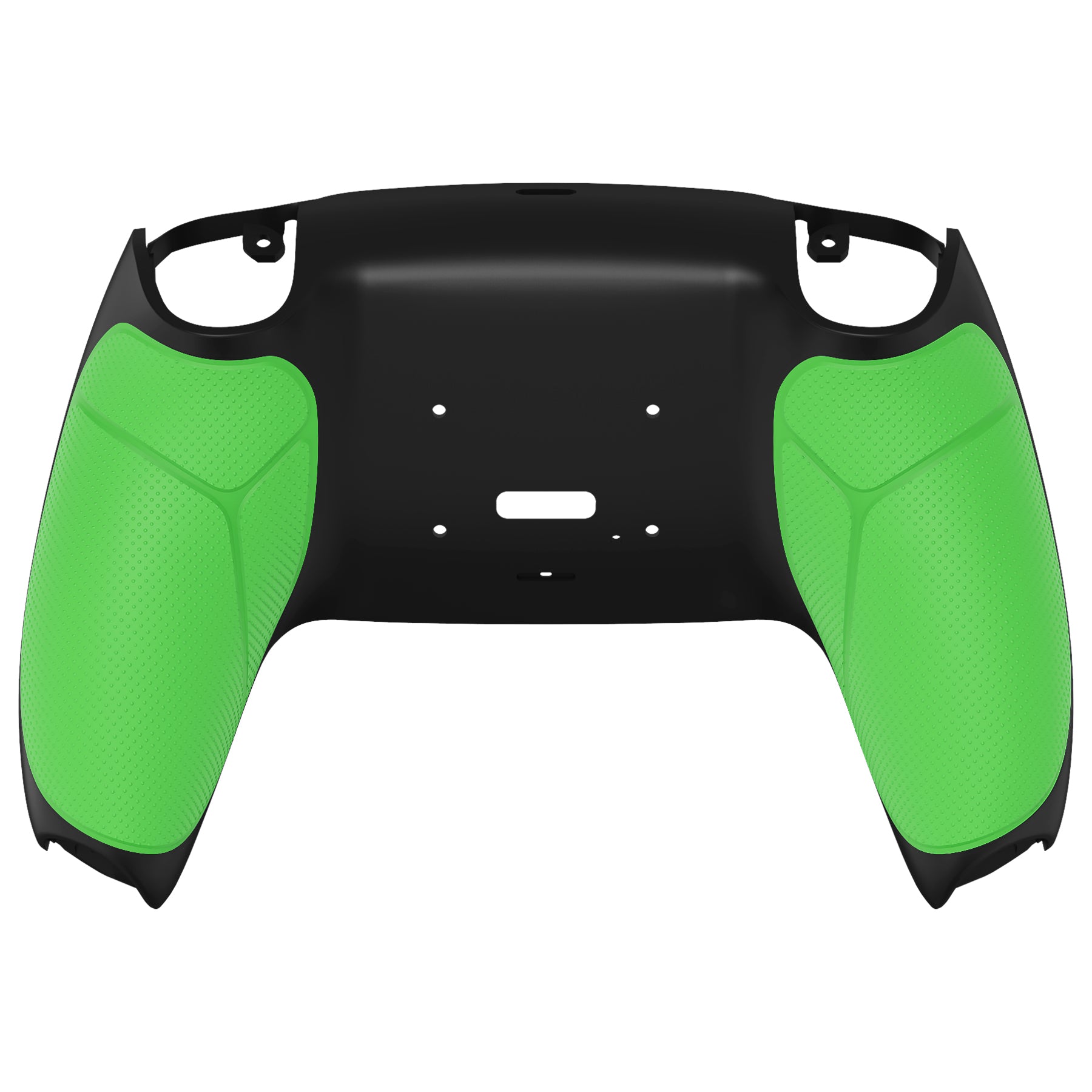 eXtremeRate Green Performance Rubberized Grip & Redesigned Back Shell for PS5 Controller - Compatible with RISE Remap Kit (Controller & Board Not Included) - UPFU6004 | Enhanced Gaming Comfort for Long Play Sessions