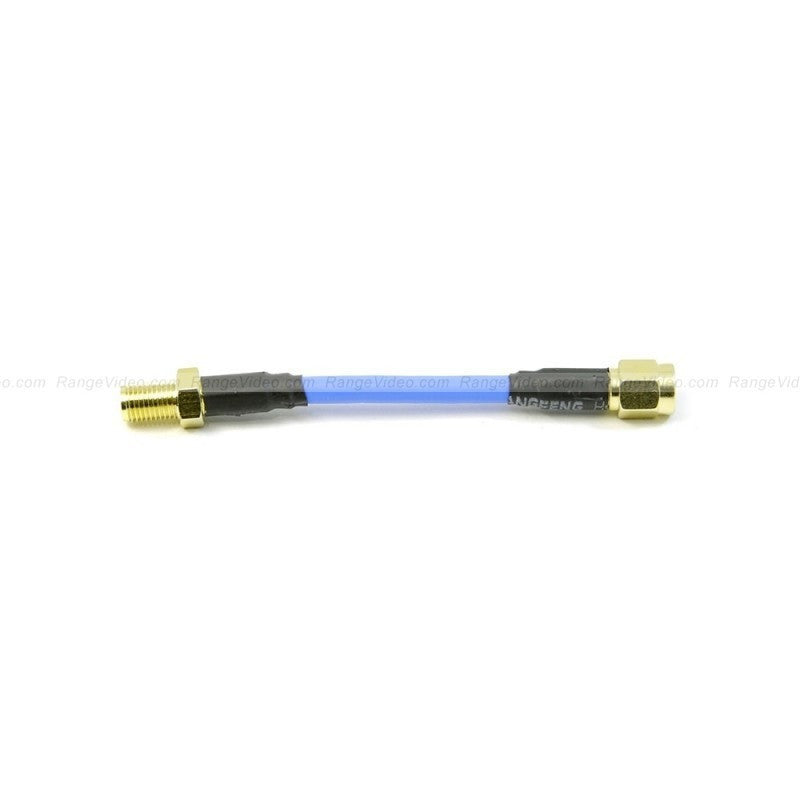 Aomway SMA Male to SMA Female Antenna Extension Cable - 12 Inch Blue RF Coaxial Cable for FPV Drones, RC Models, and Wireless Communication Devices