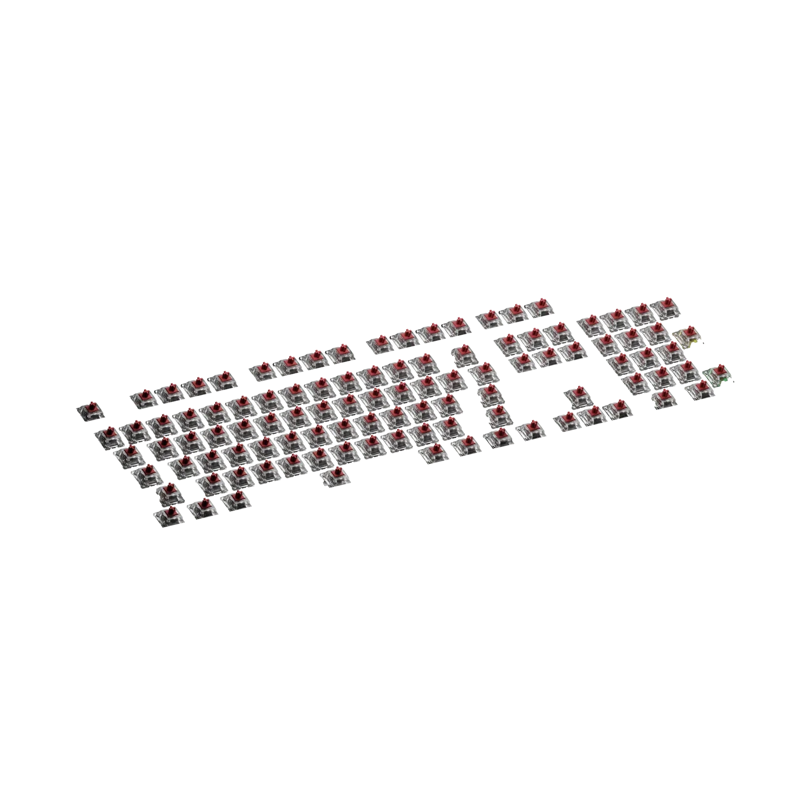 Glorious Fox Heavy MX 100 ANSI Mechanical Keyboard Switches - Smooth Linear Switches for Gaming, Typing & Office Use