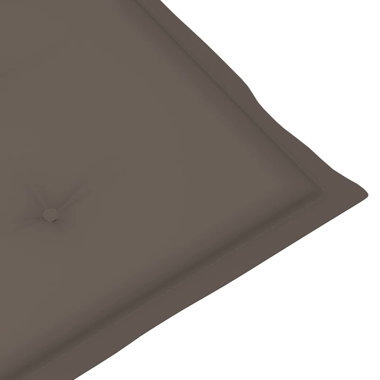 Tidyard 2-Piece Outdoor Garden Chair Cushions Set - Water-Resistant Taupe Fabric Seat & Back Cushions (39.4