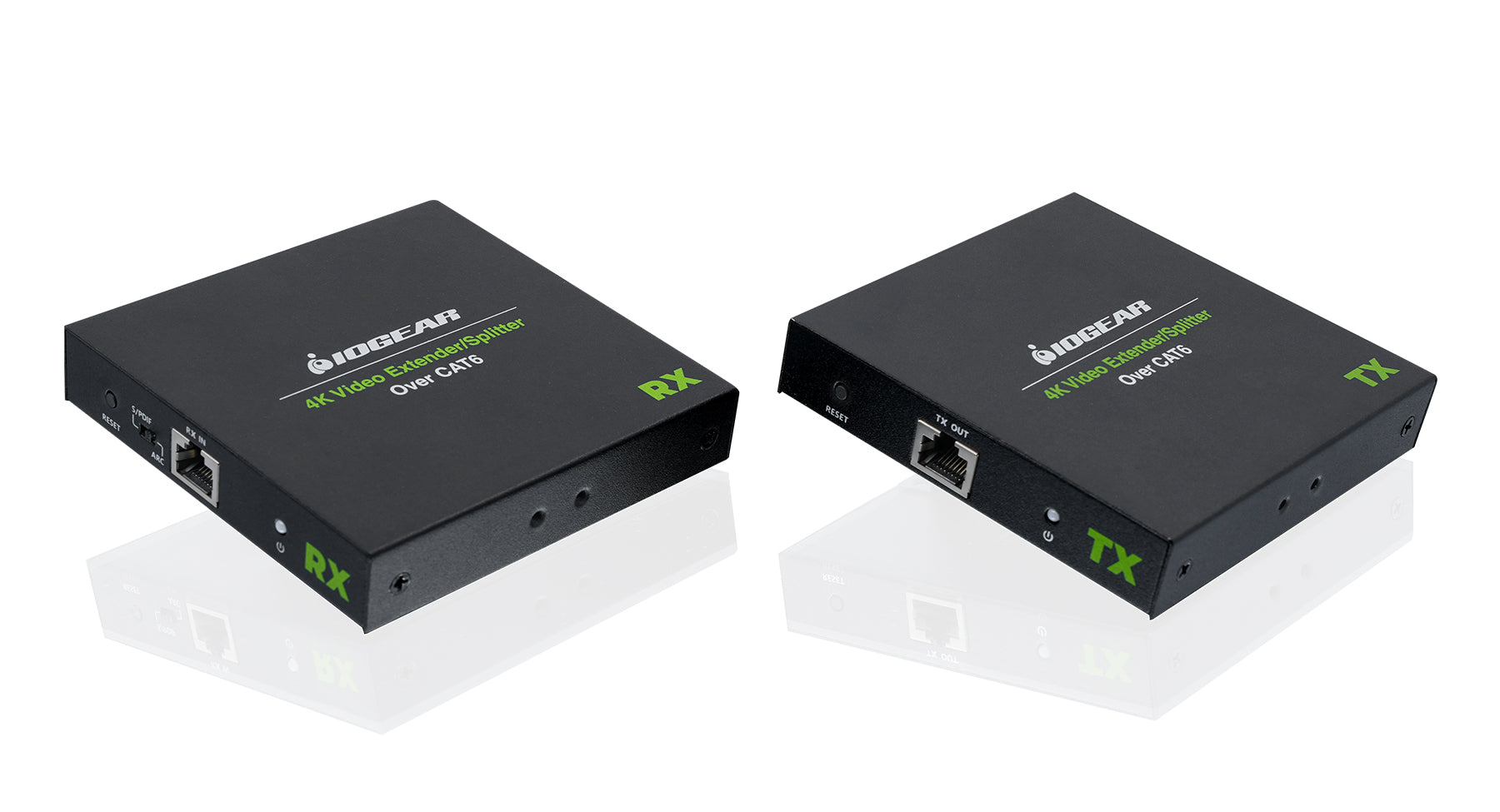 4K HDMI Video Extender & Splitter Kit - Ethernet Cable Transmission for Home Theater, Gaming & Office Setup - Ultra HD 60Hz HDR Support