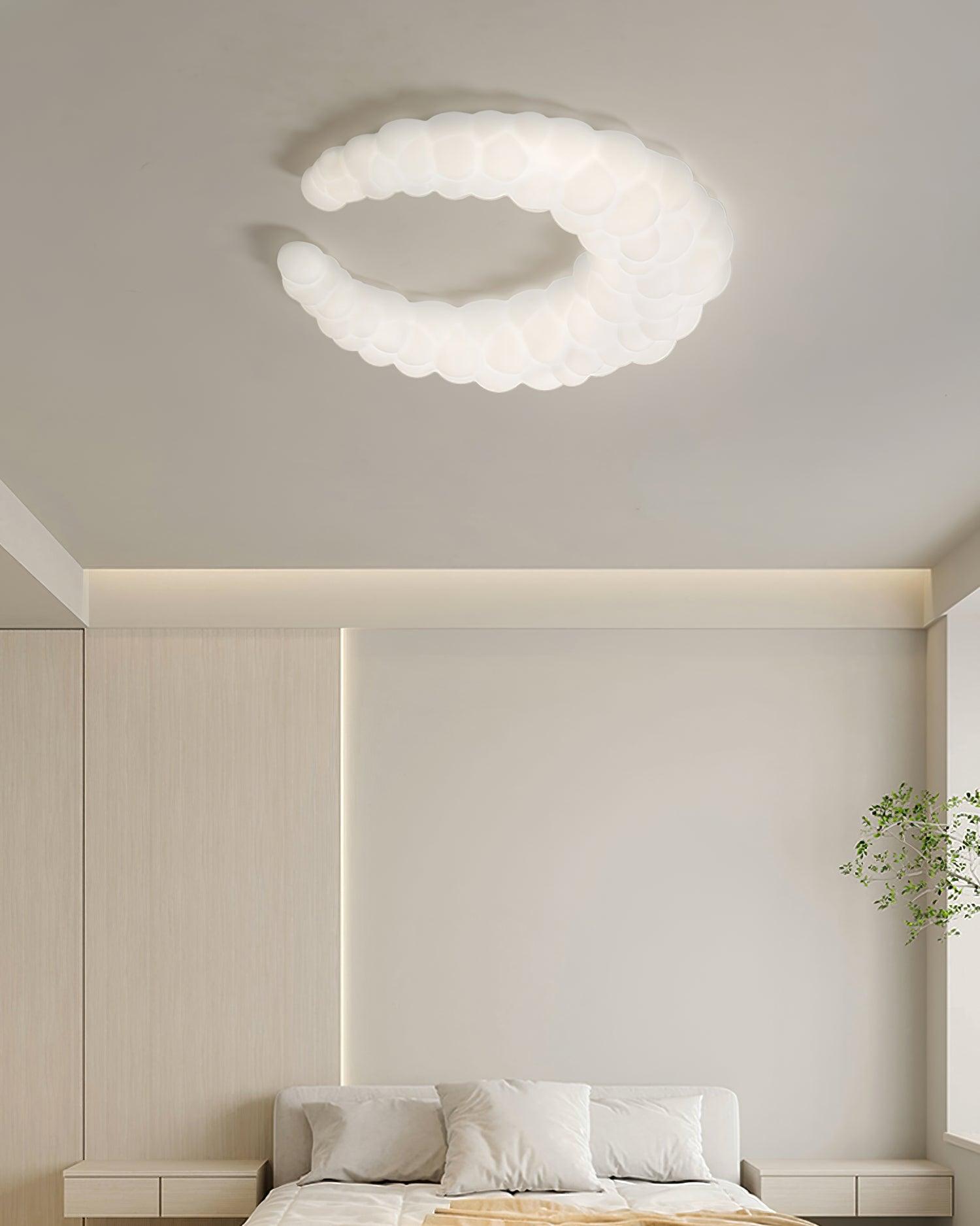 Avir Modern LED Ceiling Lamp - Energy Efficient Dimmable Light Fixture for Living Room, Bedroom, and Dining Room - Perfect for Home Decor and Ambient Lighting