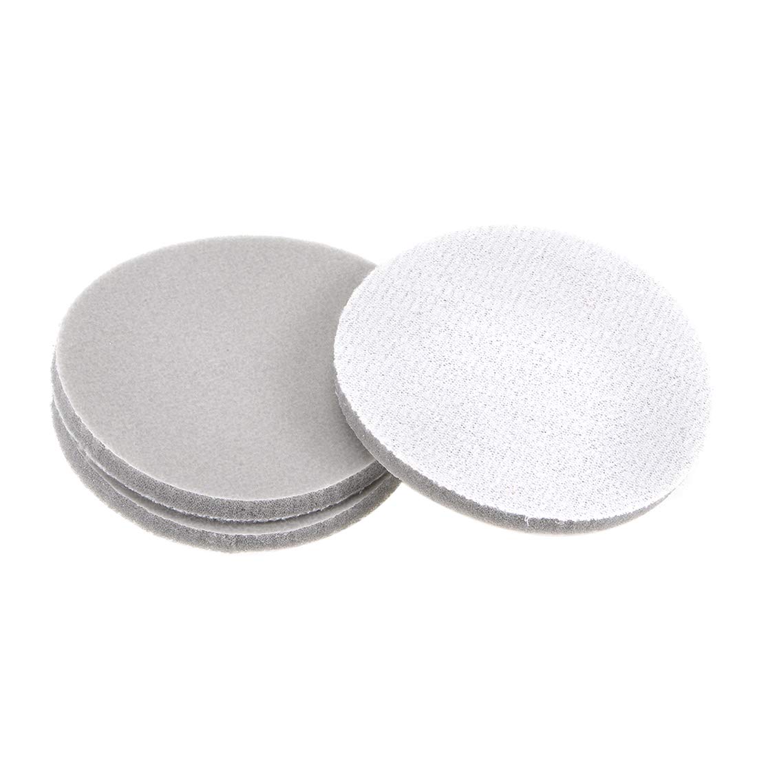 uxcell 3-Inch 3000 Grit Hook and Loop Sanding Sponge Disc - Wet/Dry Sandpaper for Auto, Wood, Metal - Semi-Brittle Corundum Abrasive (3-Pack) - Perfect for Fine Finishing, Polishing & Surface Preparation