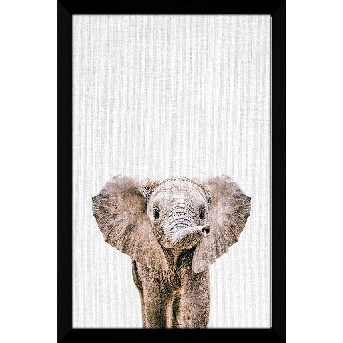 Baby Elephant Print on Acrylic by Tai Prints - Cute Nursery Wall Art for Baby Rooms & Kids Bedroom Decor