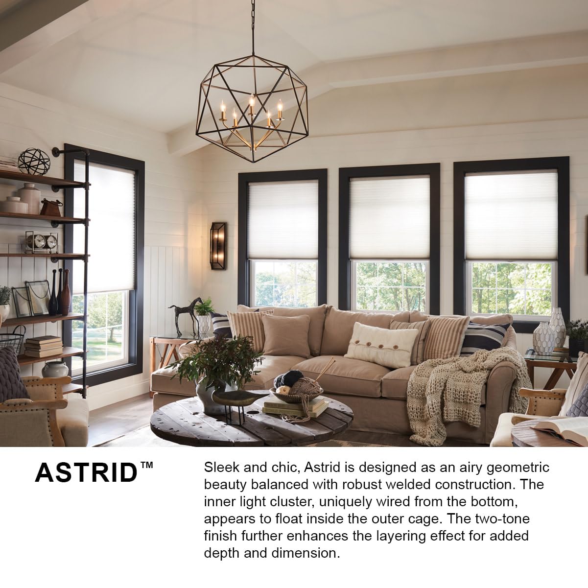 Hinkley Astrid Collection Transitional One Light Pendant - Deluxe Gold Finish, Modern Ceiling Light Fixture for Dining Room, Kitchen Island & Bedroom Decor