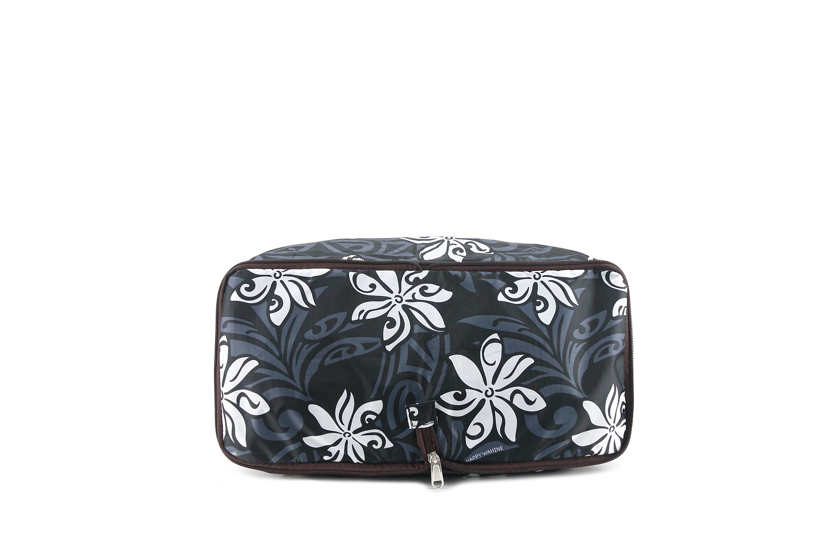 Foldable Duffle Bag for Travel & Gym - Sophie Tiare Infinity Black Water-Resistant Carry-On Luggage for Weekend Trips & Sports Gear