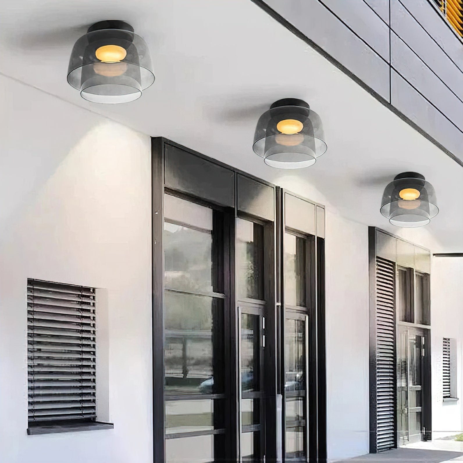 Modern LED Ceiling Light Fixture - Dimmable Flush Mount Lighting for Bedroom, Kitchen, Living Room | Energy Efficient Home & Office Lighting Solution