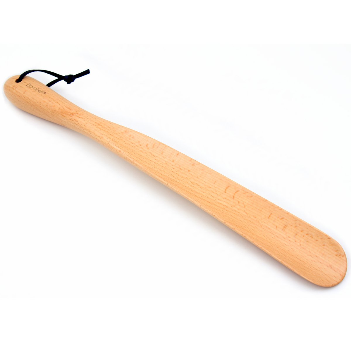 Long Handle Wooden Shoe Horn for Seniors & Adults - 15 Inch Comfortable Shoehorn with Hanging Loop - Perfect for Women, Men, Kids & Pregnancy - Premium Beech Wood - Ideal for Easy Shoe Wearing & Storage in Closet, Travel, or Elderly Care