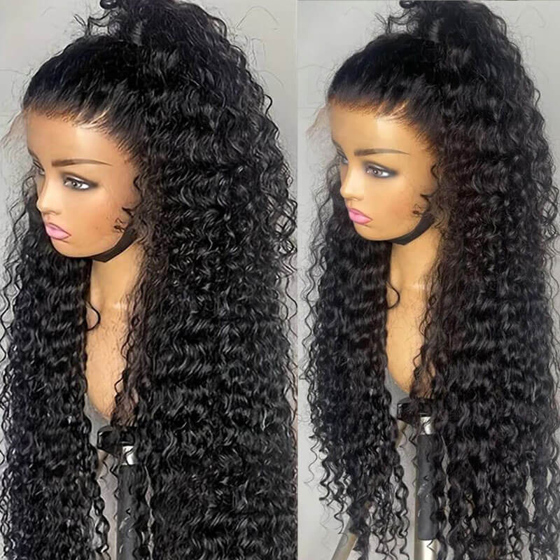 Eullair 360 Lace Frontal Wig - 100% Human Hair, Breathable & Versatile (12-30 Inch) - Perfect for Daily Wear, Cosplay, and Special Occasions