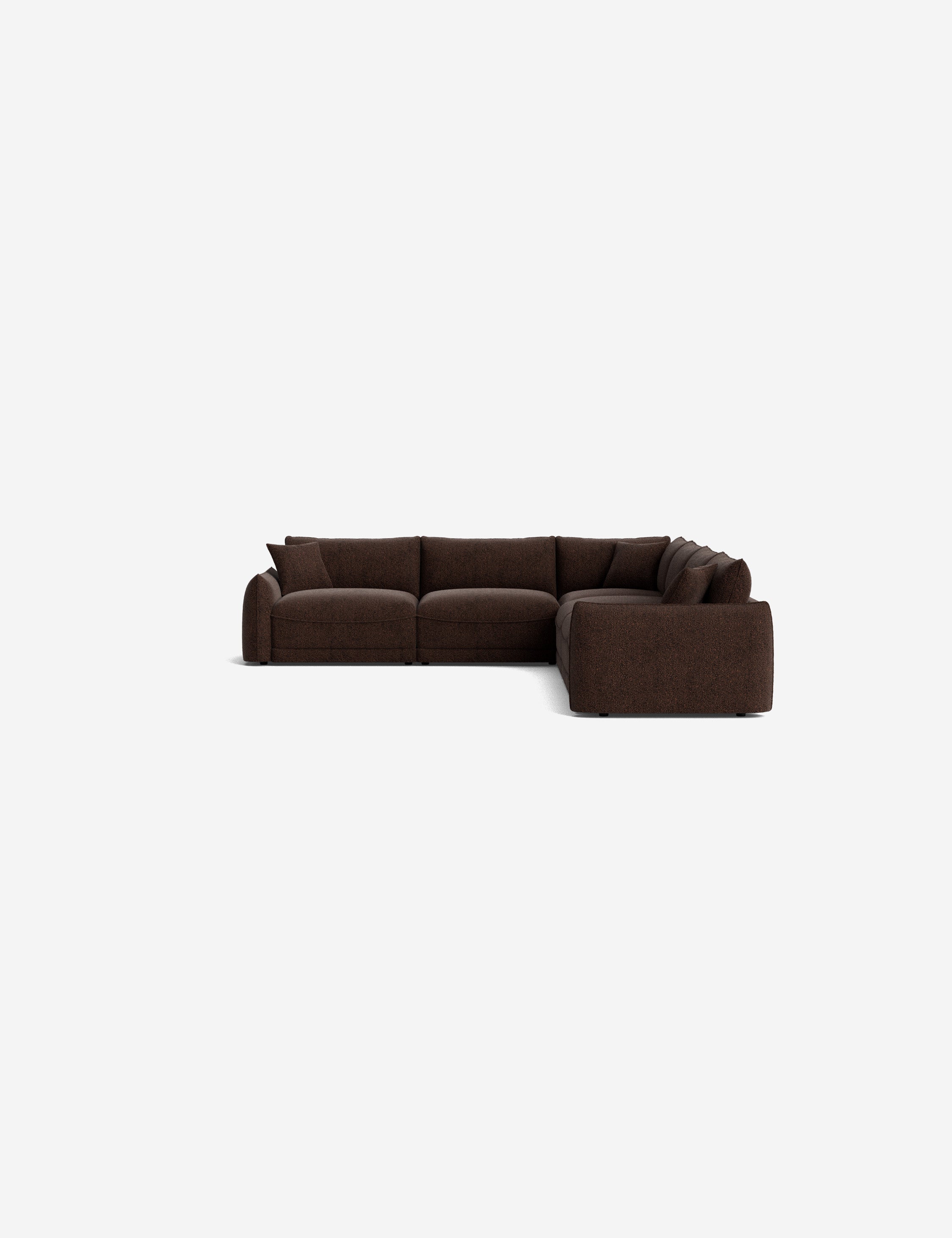 Balmer Modular Corner Sectional Sofa - Modern L-Shaped Couch for Living Room, Home Theater & Lounge Areas | Customizable Configurations