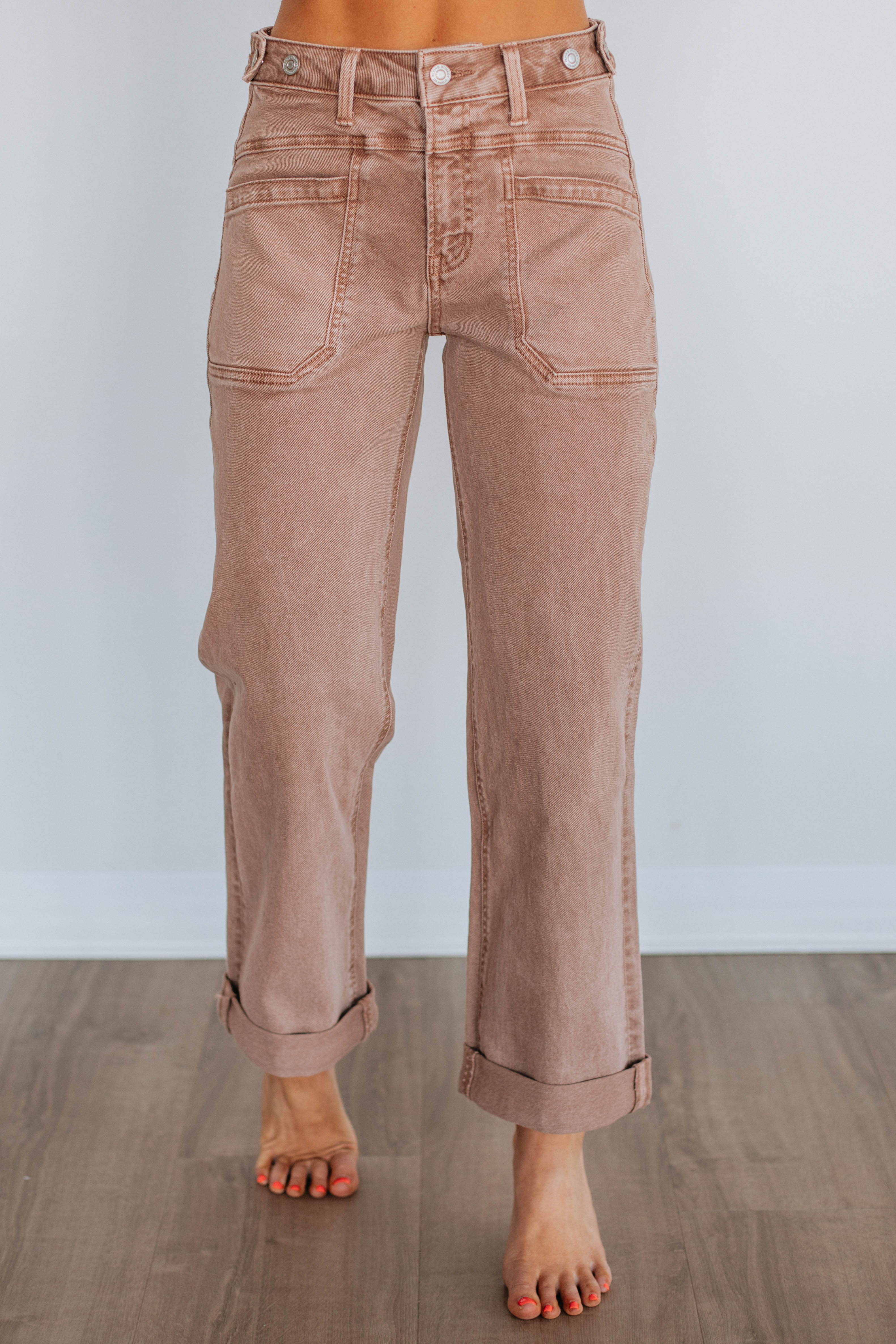 Dayna Flying Monkey Jeans in Brown Sugar - Stylish High-Waisted Skinny Jeans for Women | Perfect for Casual Outings & Date Nights