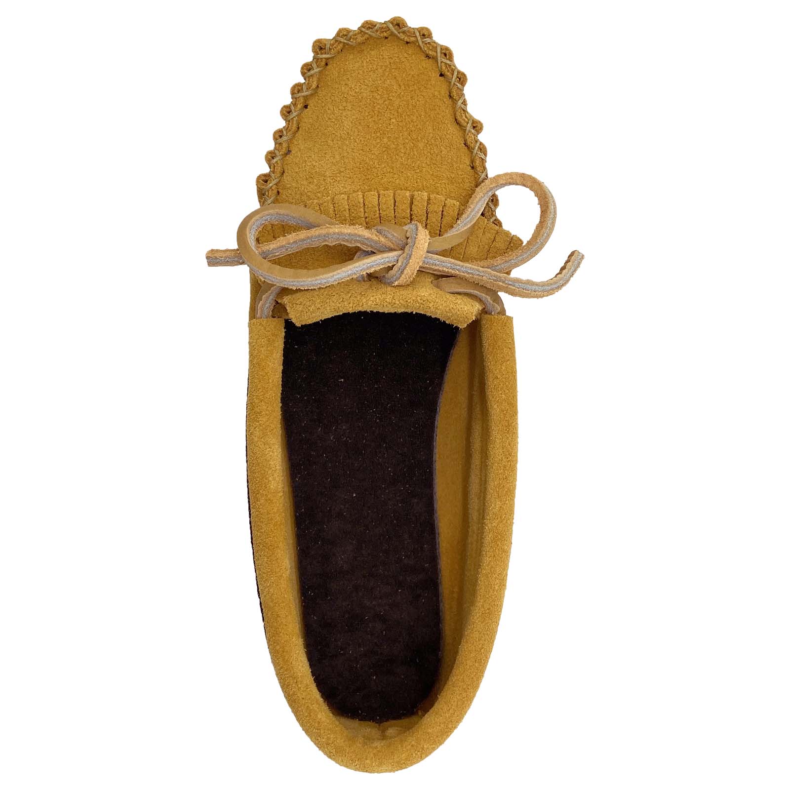 Women's Soft Sole Suede Moccasins with Fringe - Comfortable Slip-On Shoes for Home, Office & Casual Wear
