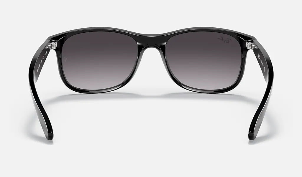 Ray Ban Andy RB4202 55mm Sunglasses - Black/Gray Gradient Polarized Lenses for Men & Women | UV Protection, Classic Aviator Style for Driving, Travel & Outdoor Activities