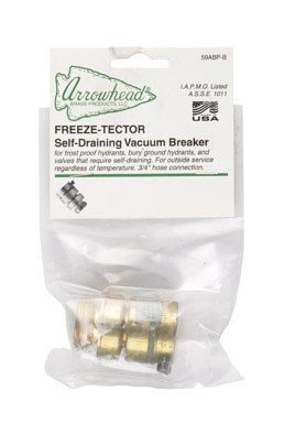 Arrowhead Brass Anti-Siphon Vacuum Breaker - Prevent Backflow for Outdoor Faucets, Irrigation Systems & Garden Hoses