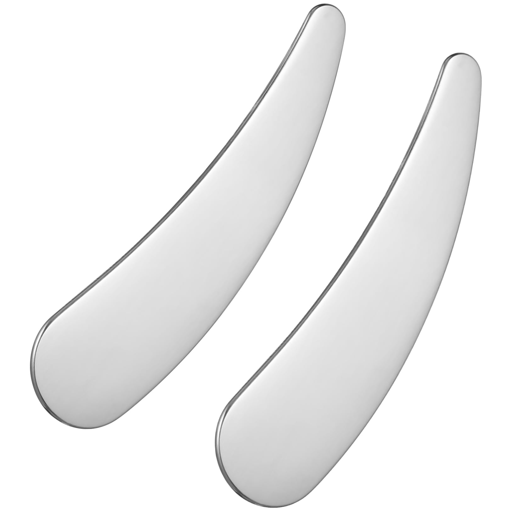 NOLITOY Stainless Steel Skincare Spatula Set - 3-Piece Mini Beauty Tool for Face Cream, Cosmetic Scoop & Makeup Application | Perfect for Jars, Bottles & Travel Kit