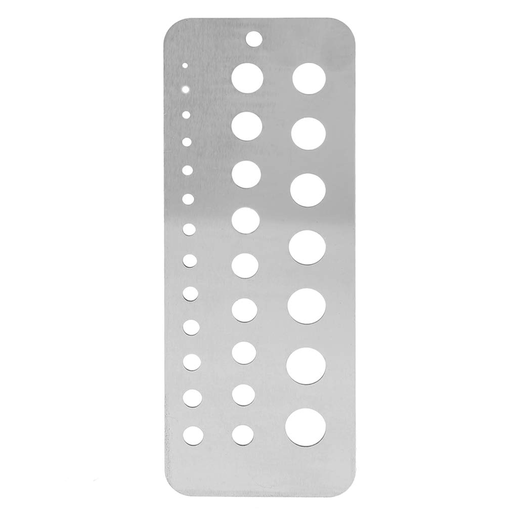 Stainless Steel Drill Gauge 1/16-1/2 Inch - Perfect for Workshop & DIY Projects