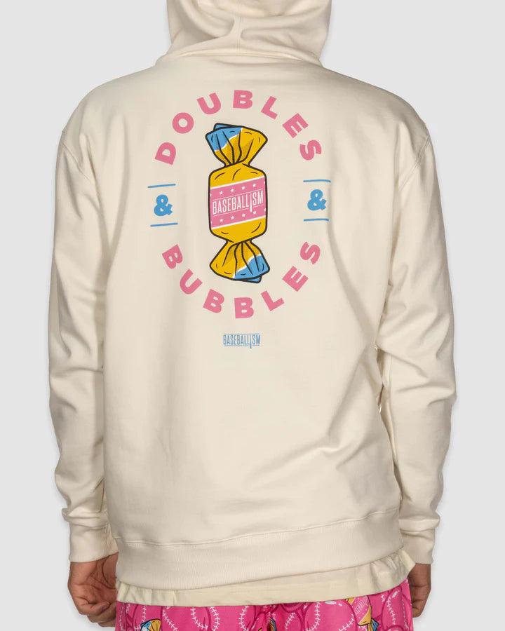 Baseballism Doubles and Bubbles Hoodie - Comfortable Baseball-Inspired Pullover for Men & Women - Perfect for Game Day, Casual Wear & Lounge