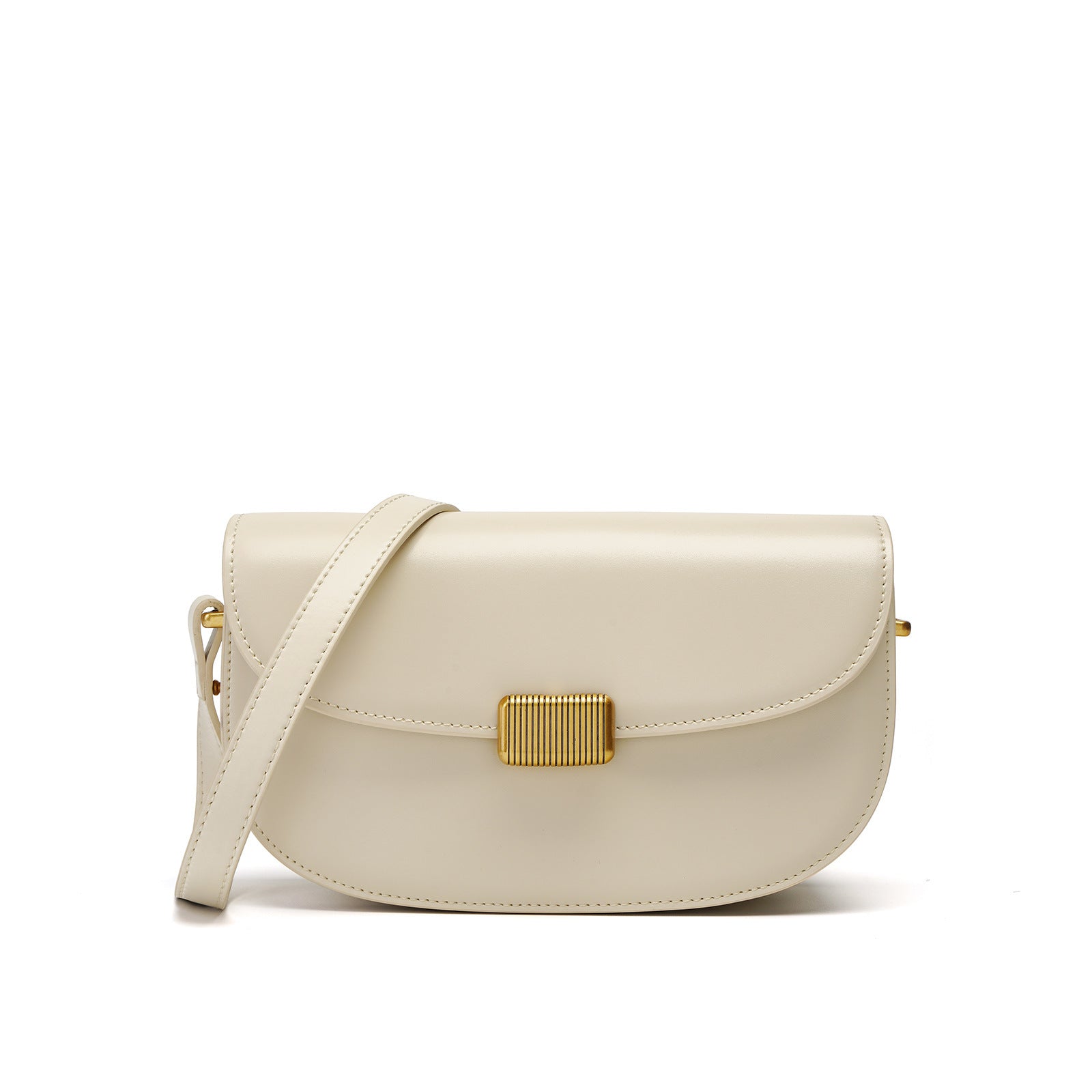Genuine Leather Crossbody Shoulder Bag for Women - Stylish Underarm Saddle Purse with Adjustable Strap, Perfect for Travel, Shopping & Daily Use