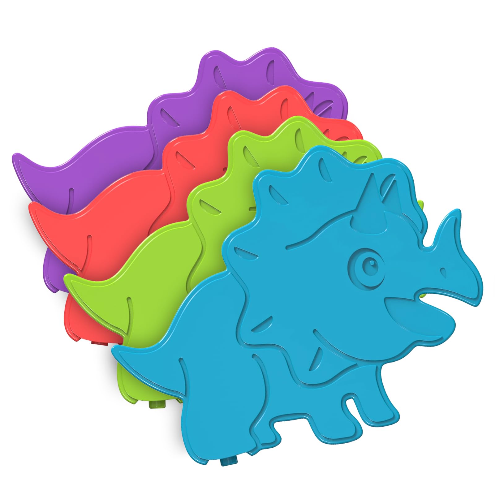 HiYZ Reusable Dinosaur Ice Packs for Lunch Boxes - Quick Freeze Kids Cooler Packs for School, Travel & Picnics - Space Saving Thin Ice Packs for Lunch Bags, Coolers & Outdoor Activities