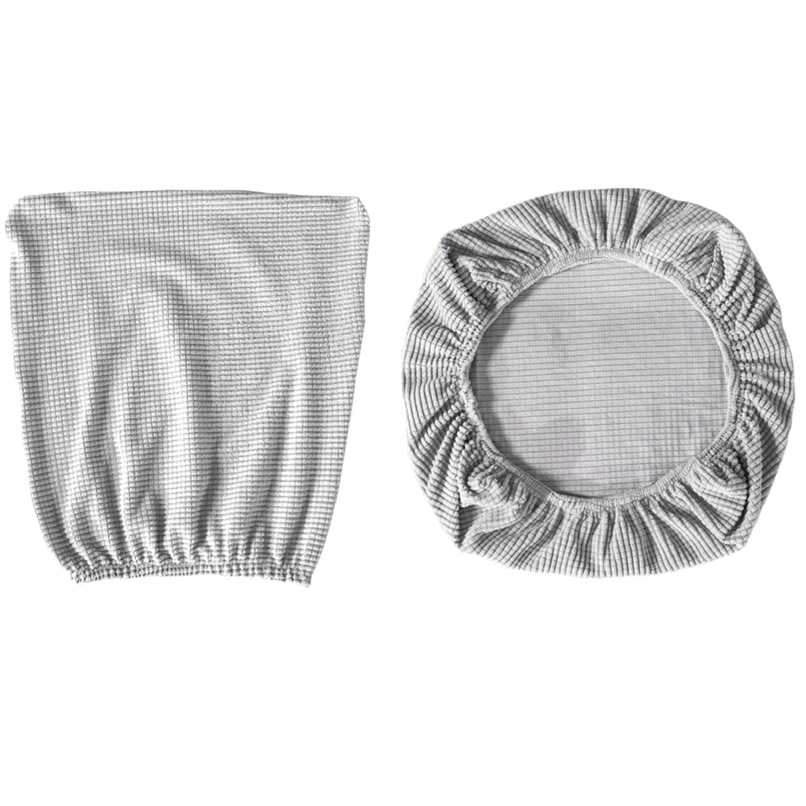 Baoblaze Elastic Computer Chair Cover - Stretchable Slipcover for Rotating Office Chairs, Gray - Perfect for Home Office & Gaming Setups