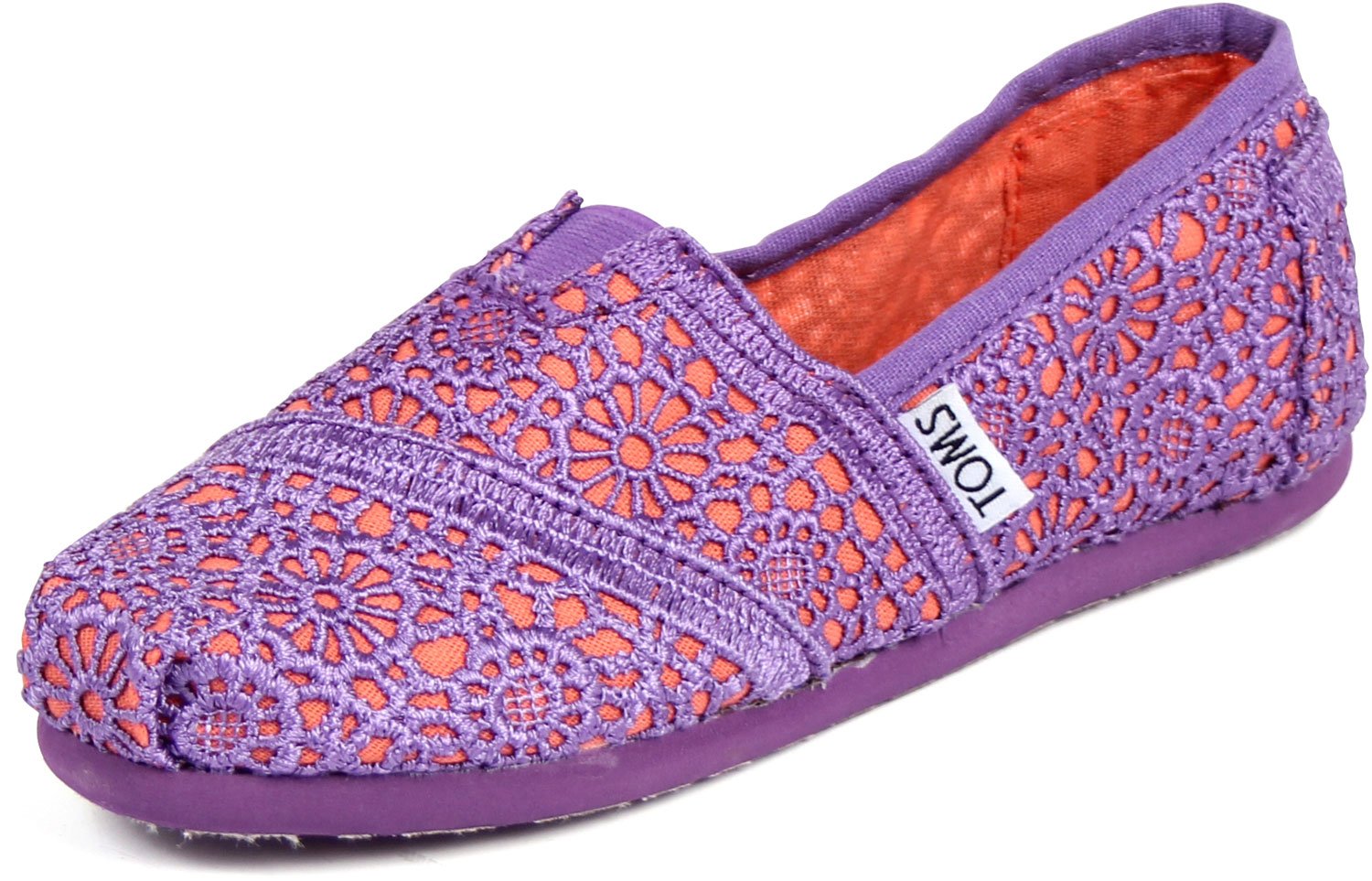 TOMS Youth Crochet Classics - Comfortable & Stylish Slip-On Shoes for Boys and Girls | Perfect for School, Casual Wear & Outdoor Activities