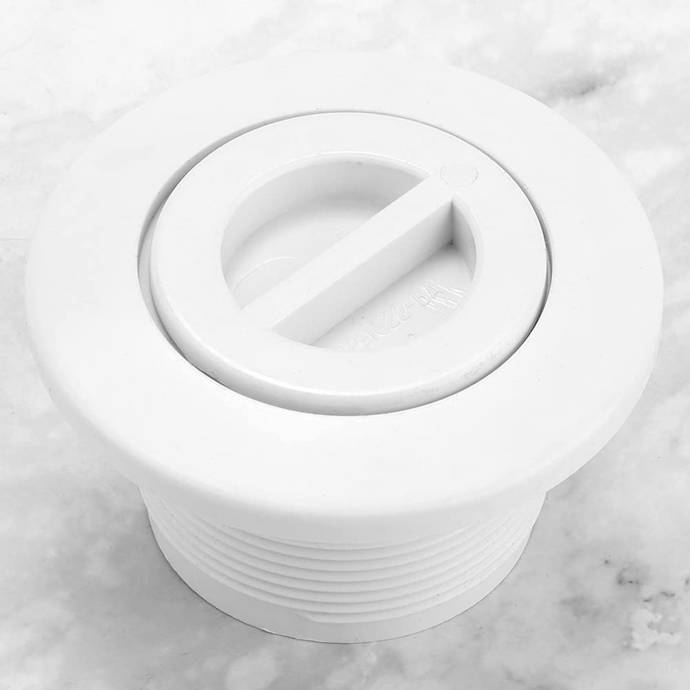 2in Swimming Pool Suction Outlet Vacuum Fittings - Rotating Vacuum Lock Safety Wall Fitting Replacement for Pool Water Treatment Equipment | Durable Accessories for In-Ground & Above Ground Pools