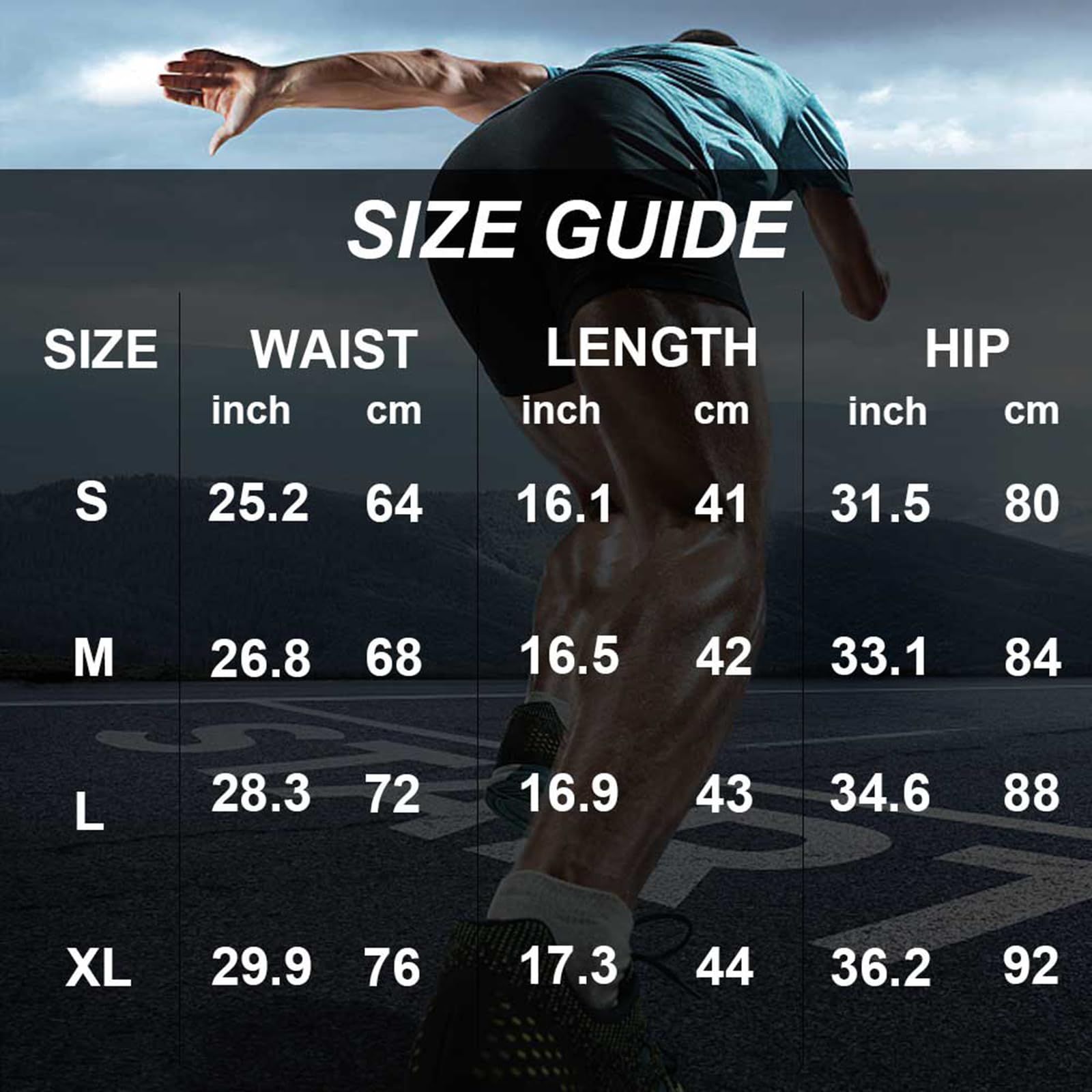 Men's Compression Running Shorts with Phone Pocket - Athletic Spandex Workout Shorts, Moisture-Wicking Cool Dry Baselayer for Running, Gym & Training - Perfect for Jogging, Cycling & Sports Activities