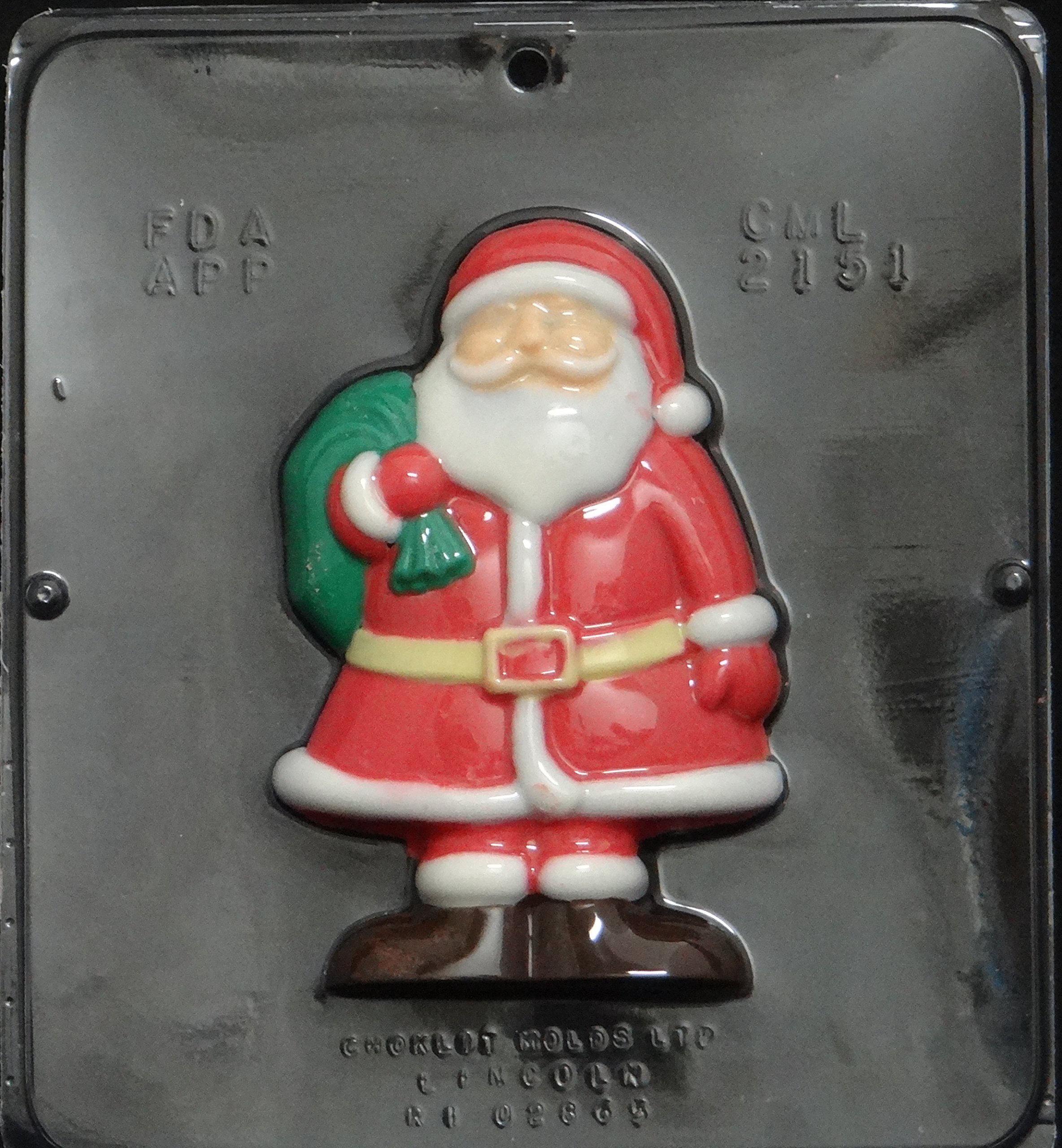 Santa Claus Chocolate Candy Mold for Christmas Baking - DIY Holiday Treats & Dessert Decorations - Perfect for Christmas Parties, Gifts & Festive Celebrations