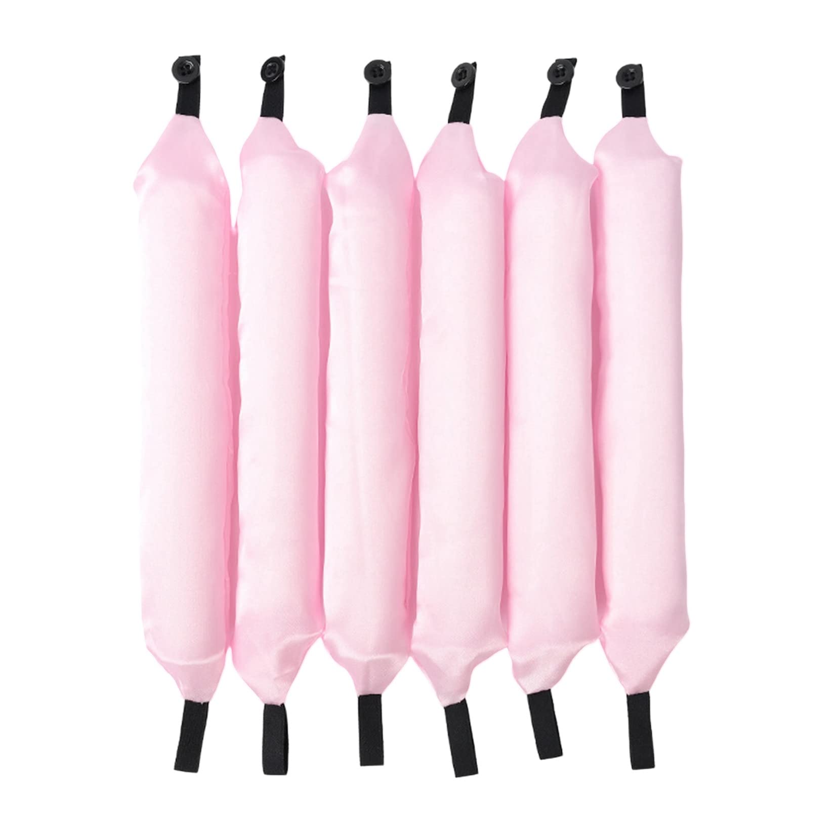 Heatless Hair Curlers Roller Set with Button - No Heat Hair Styling Headband for Women & Girls - Create Soft Waves & Curls Overnight - Perfect for Home, Travel & Special Occasions