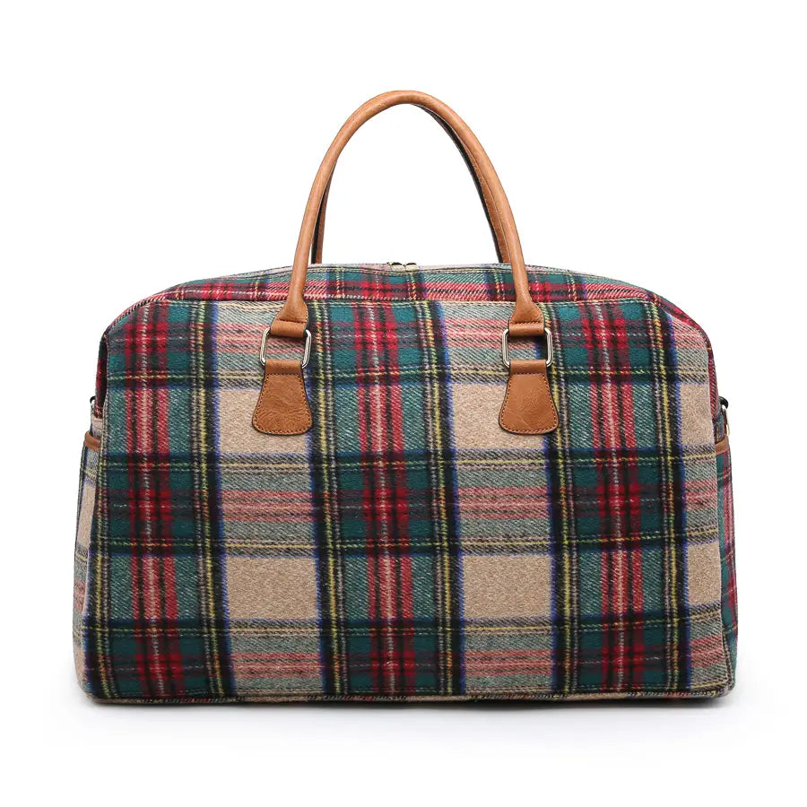 Plaid- Multi/Red/Cream