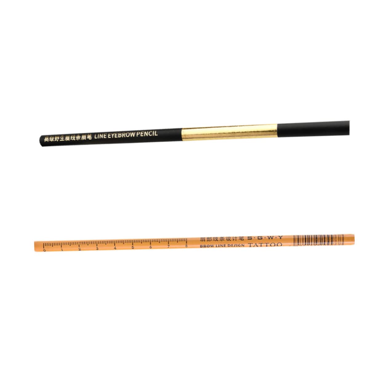 FOMIYES 2-Pack Brown Eyebrow Pencils - Natural Wooden Eyebrow Pencil & Eyeliner for Women - Waterproof, Long-Lasting Makeup Tool for Daily Eyebrow Shaping & Defining - Perfect for Beginners & Professionals